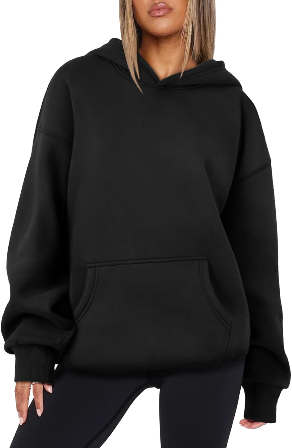 Womens Oversized Hoodies Fleece Sweatshirts Long Sleeve Sweaters Pullover Fall Clothes with Pocket Womens Oversized Hoodies Fleece Sweatshirts Long Sleeve Sweaters Pullover Fall Clothes with Pocket