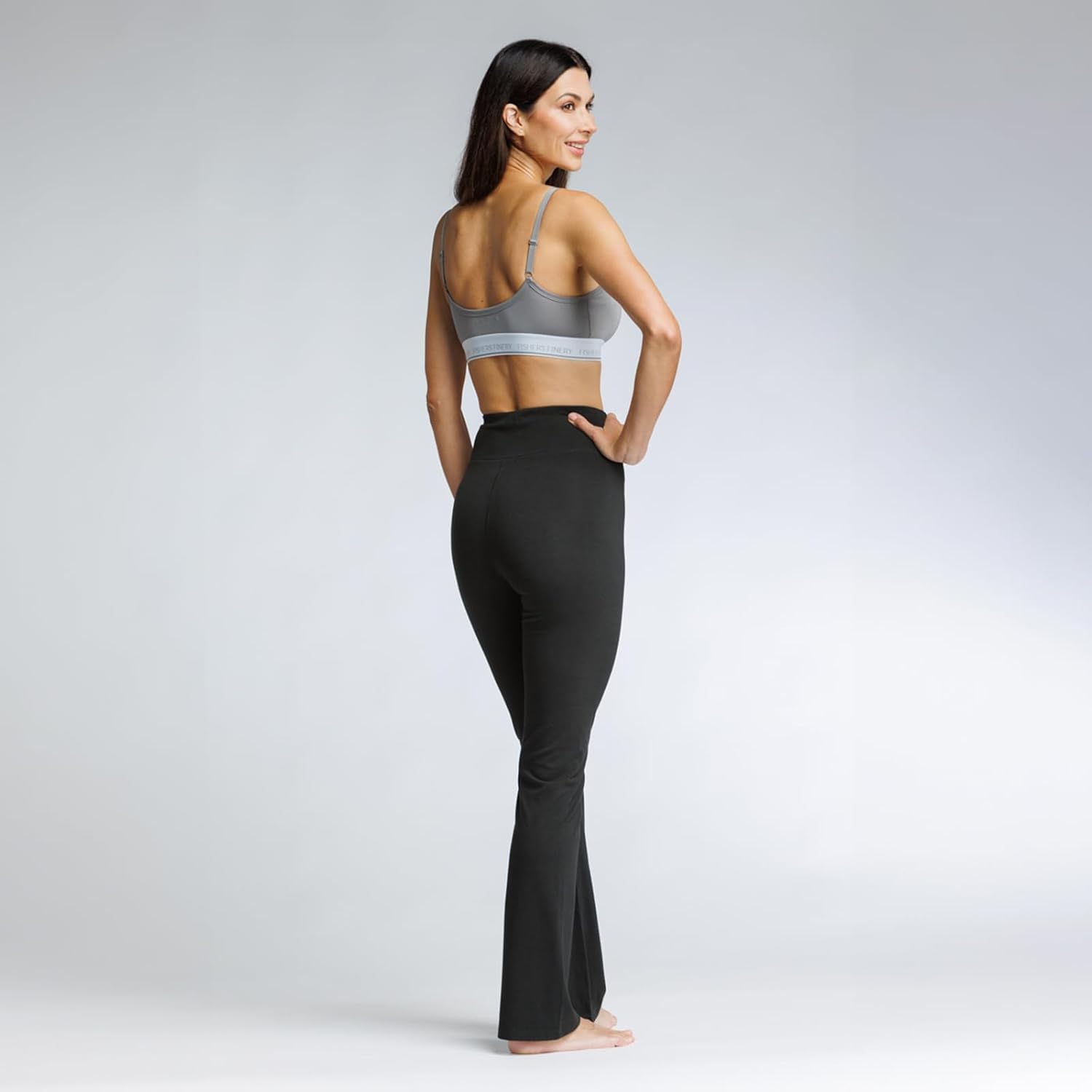 Women's Ecofabric High Waisted Bootcut Yoga Pants Comfy Athletic Leggings