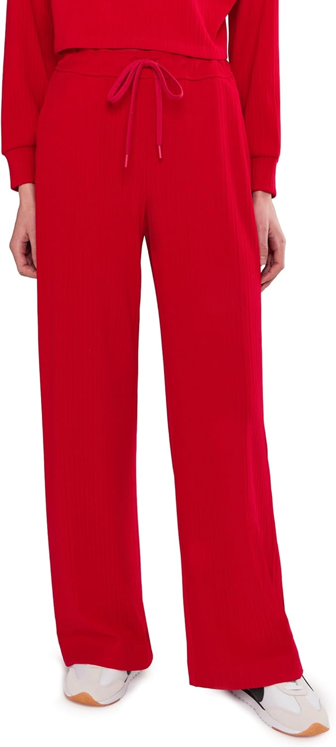 Women's Breathe Easy Ribbed Wide Leg Pants