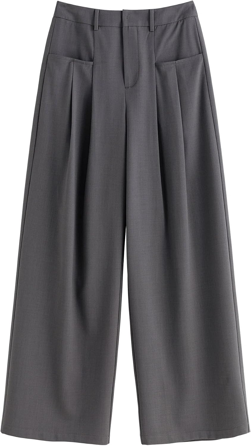 Women's Wide Leg Casual Pants Length Crotch Pants for Women