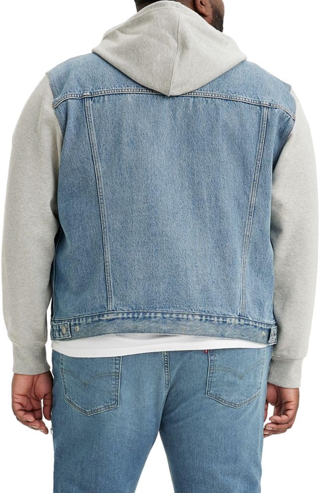 's Men's Hybrid Hoodie Trucker Jacket 's Men's Hybrid Hoodie Trucker Jacket