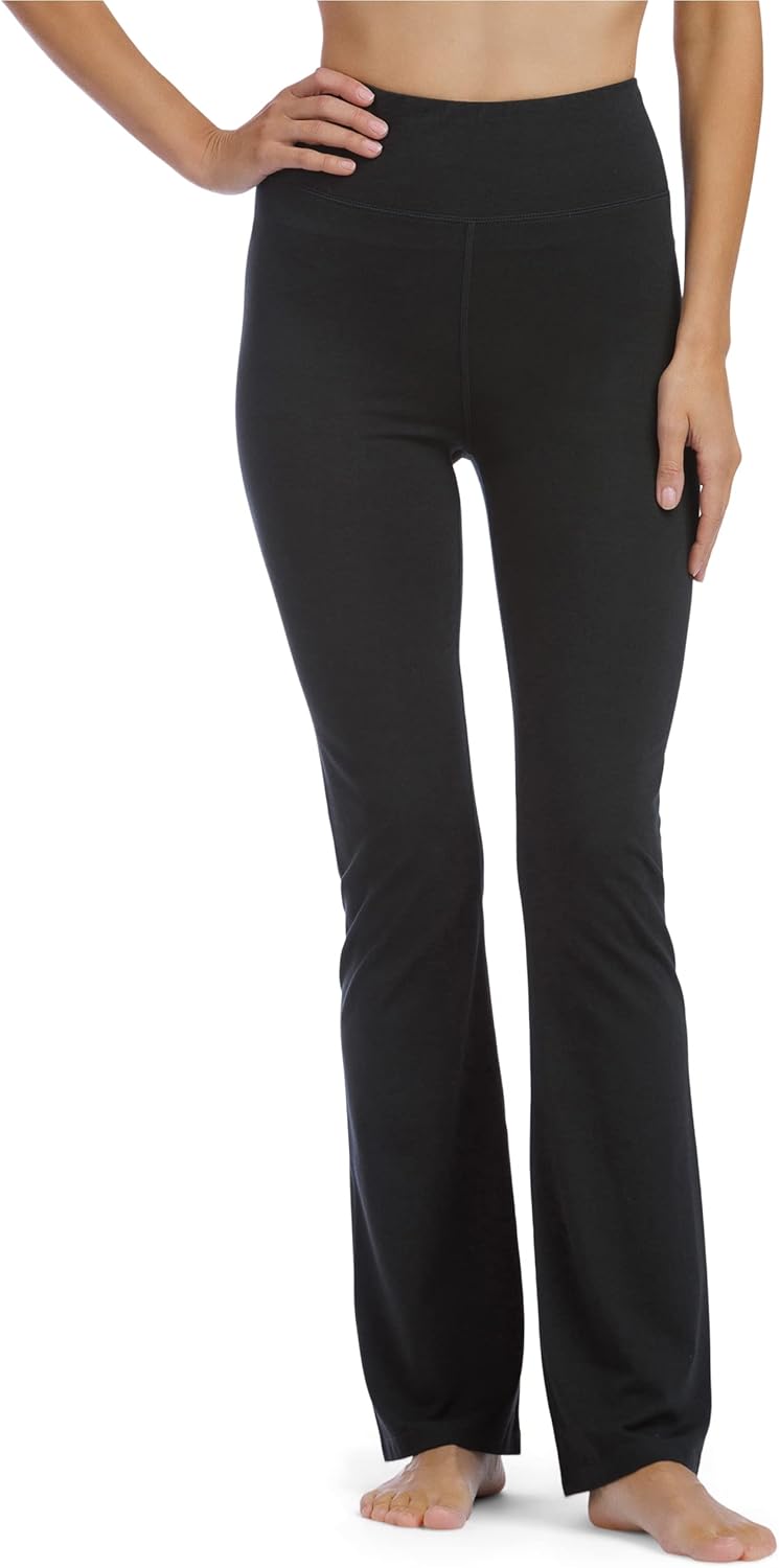 Women's Ecofabric High Waisted Bootcut Yoga Pants Comfy Athletic Leggings