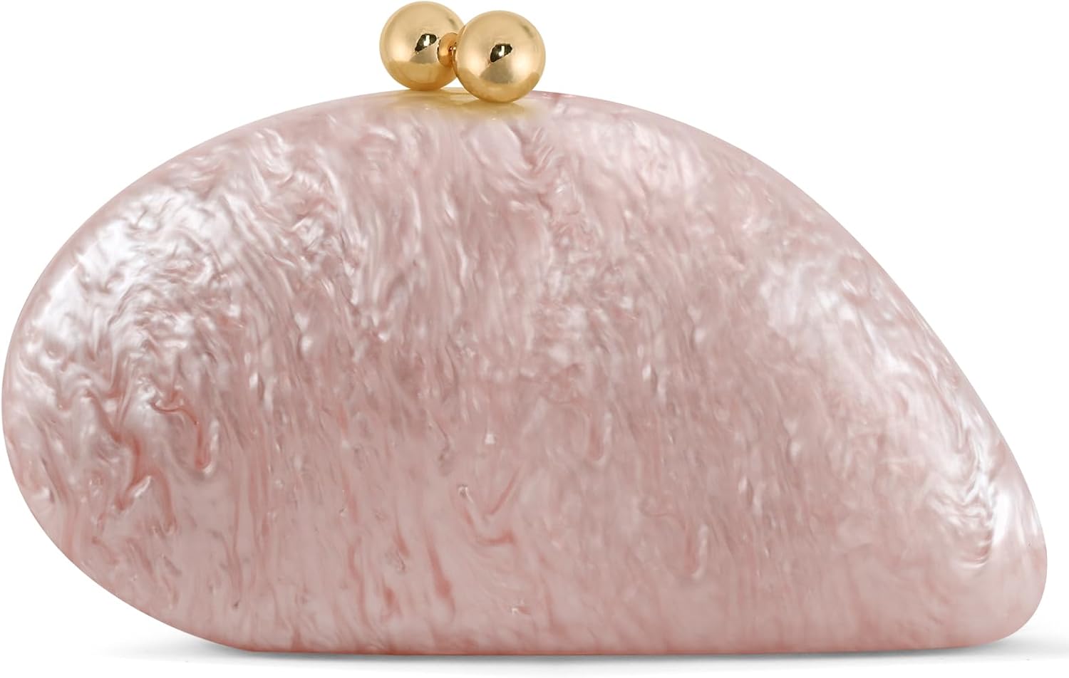 Acrylic Seashell Clutch Purse for Women Marble Evening Bag Wedding Party Handbags