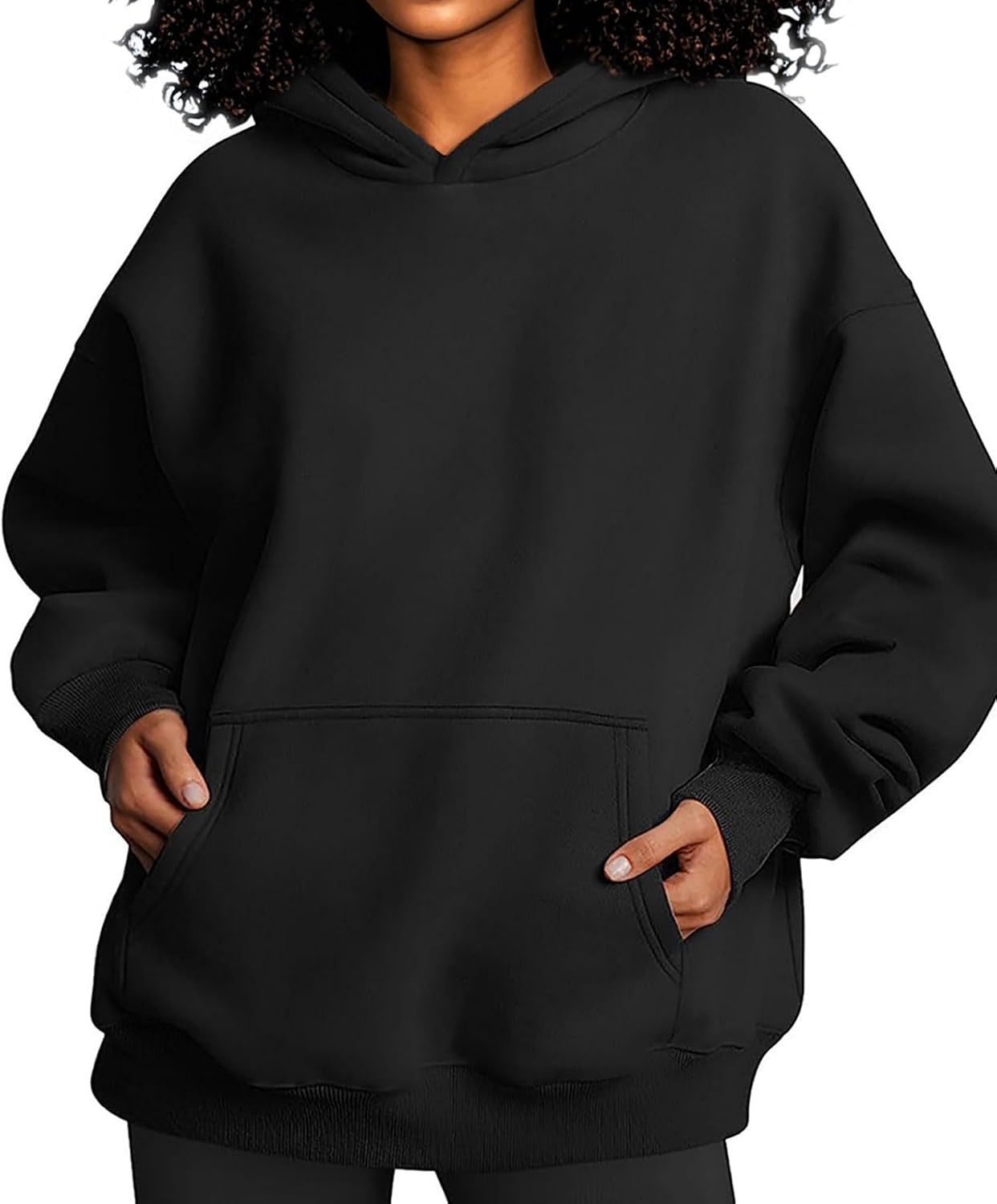 Womens Oversized Hoodies Satin lined Hoodies Oversized Sweatshirt Fall Sweaters Casual Y2K Jacket Clothes